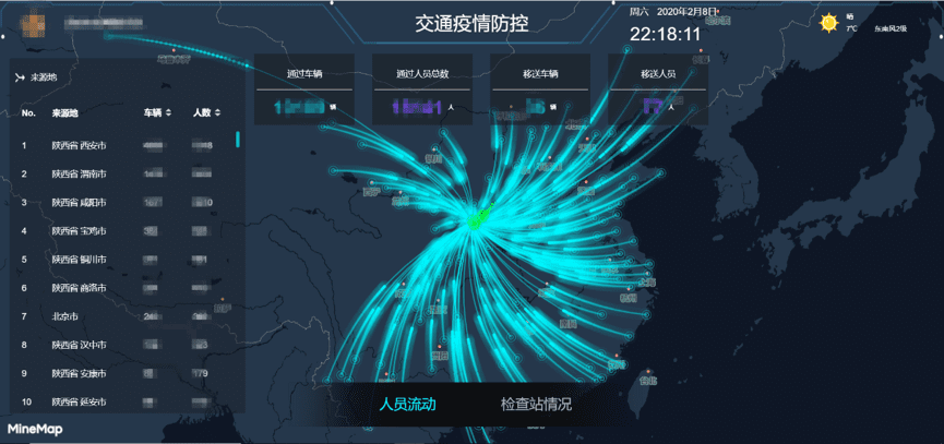 球迷屋官网旗下世纪高通助力西安上线“交通疫情防控作战图”